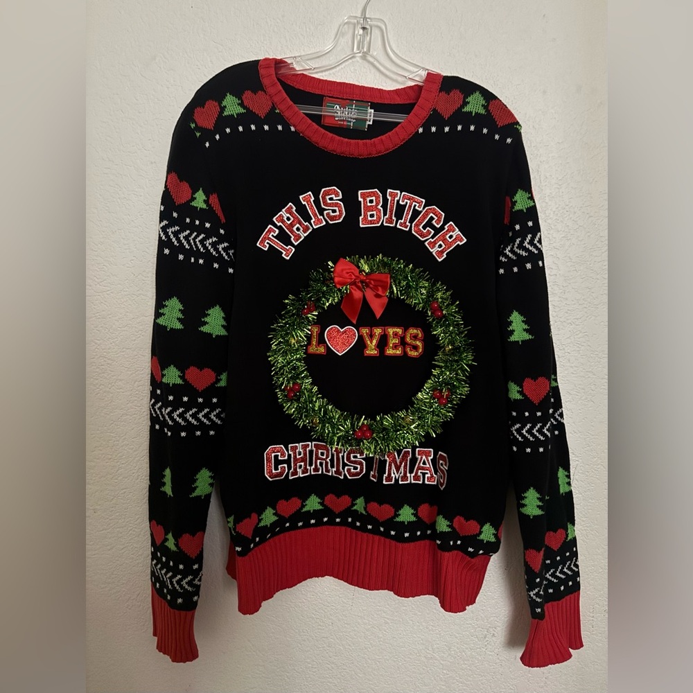 Light-Up Ugly Christmas Sweater